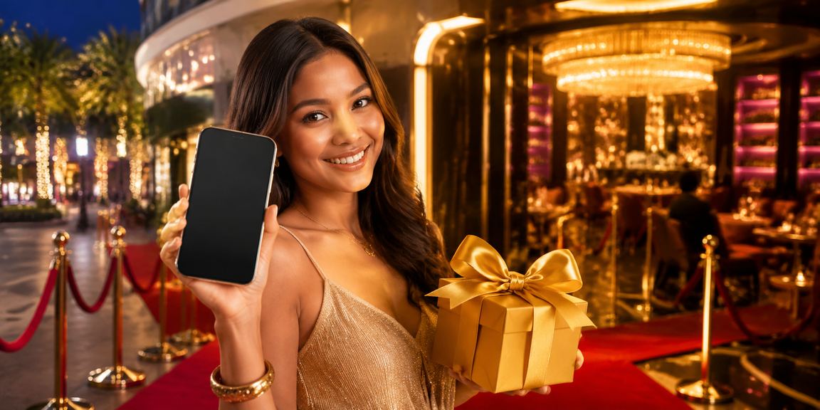 Pengguna 285 menikmati platform hiburan digital melalui telefon pintar di Johor Bahru Malaysia